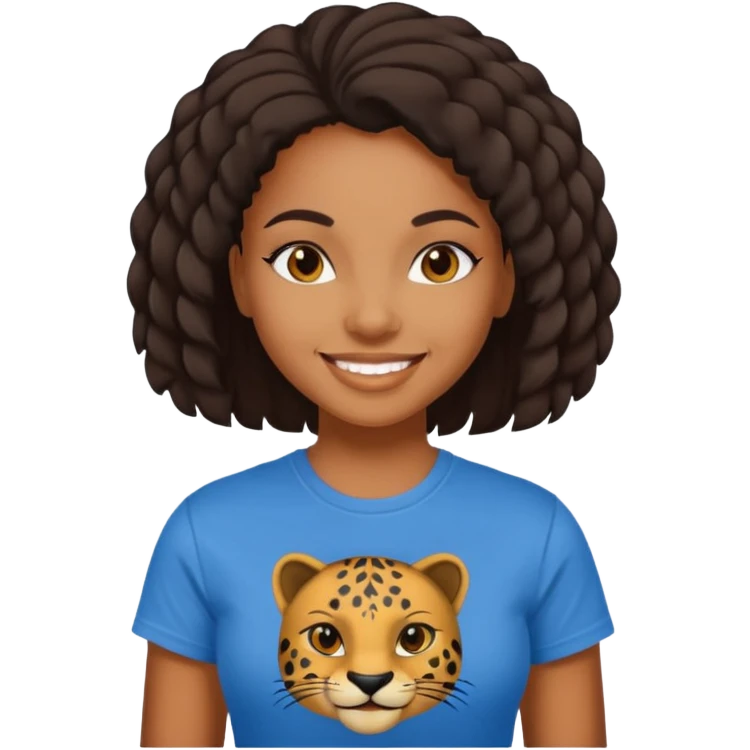 Black girl pantera emoji