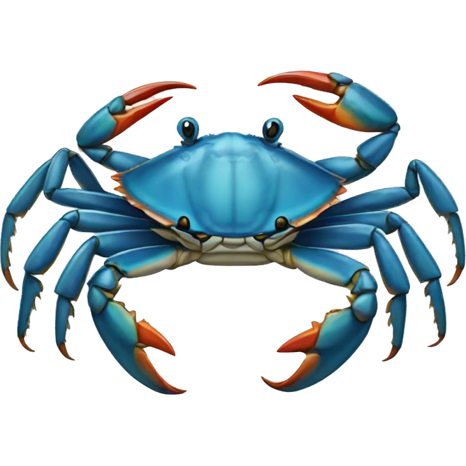 blue crab emoji