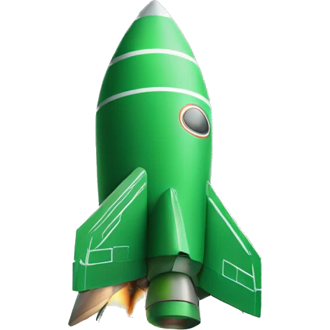 Missile green emoji