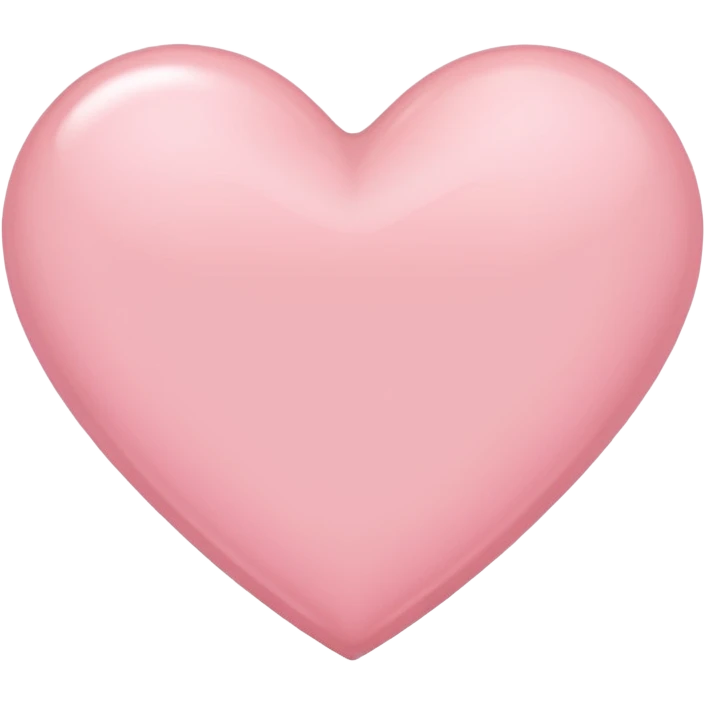 Light pink heart emoji