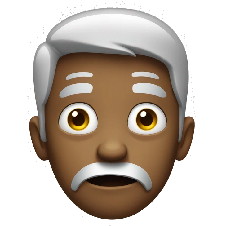 scared person style cartoon emoji