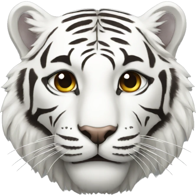 white tiger emoji