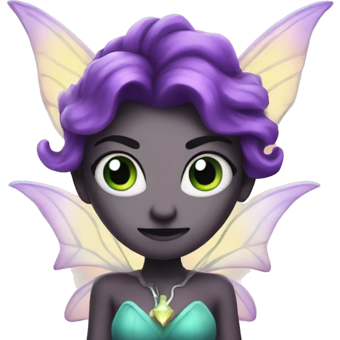 Magic evil fairy emoji