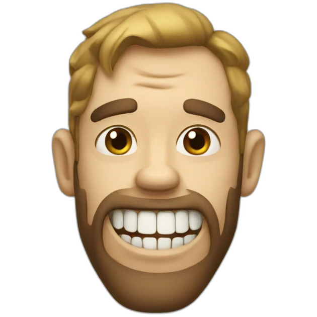 Snaggletooth emoji