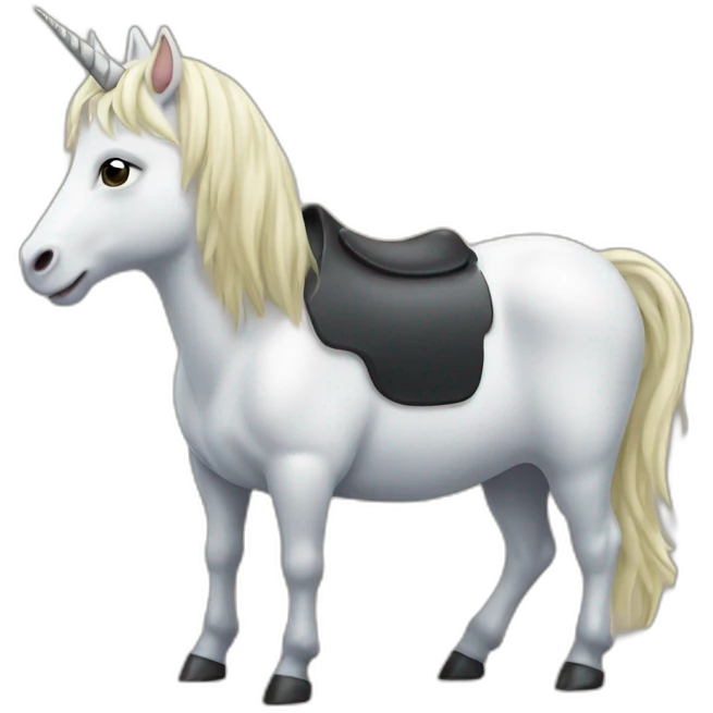 Licorne sur vache emoji