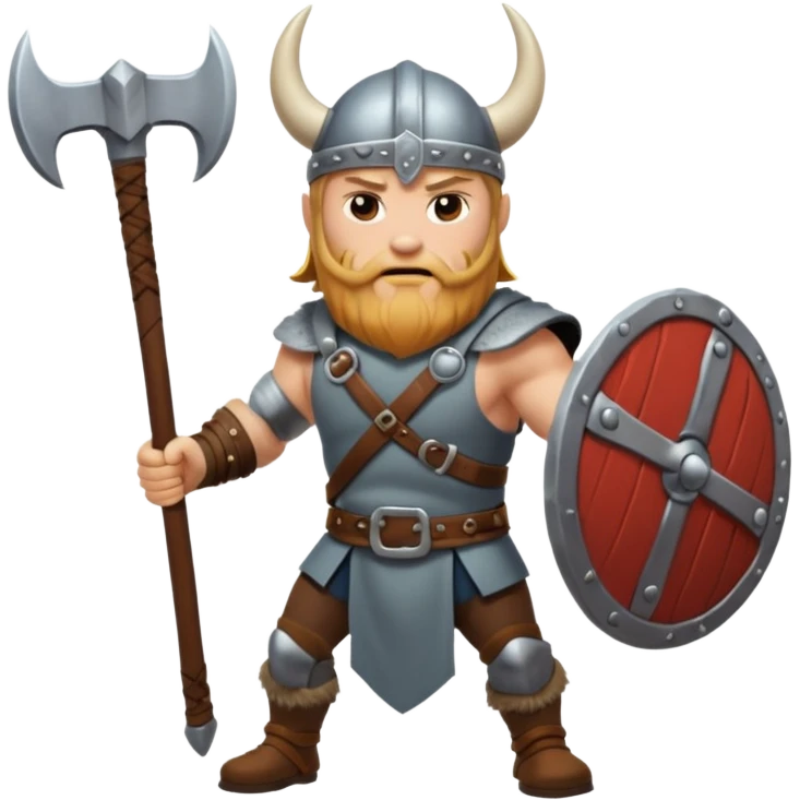Realistic viking Warriors emoji