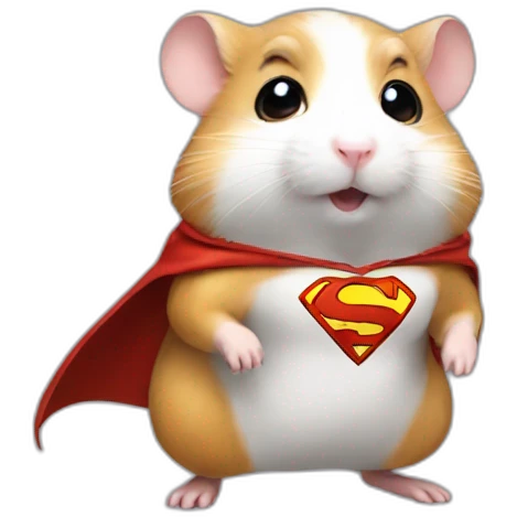 Supermann Hamster emoji
