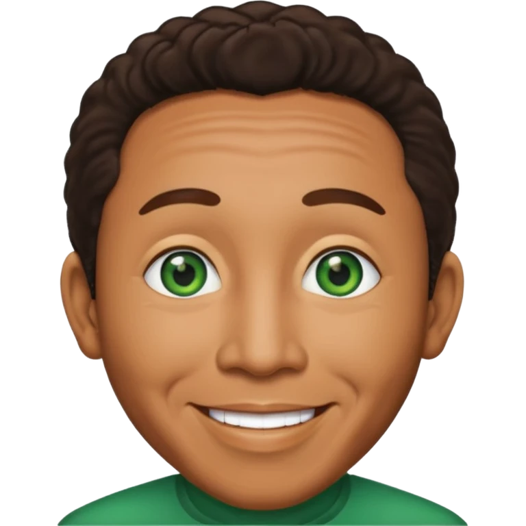 Smokey Robinson with green eyes emoji