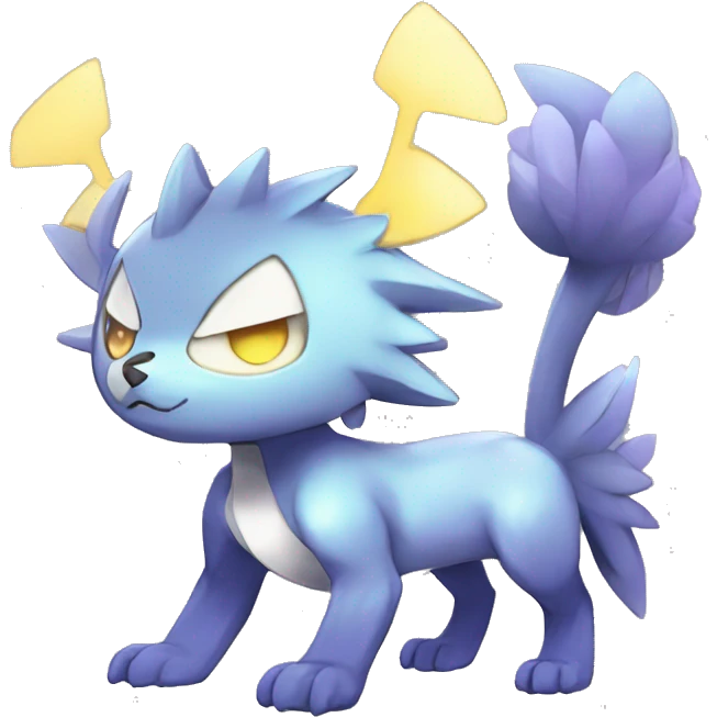 cute cool edgy shiny Digimon-Fakemon-animal full body emoji
