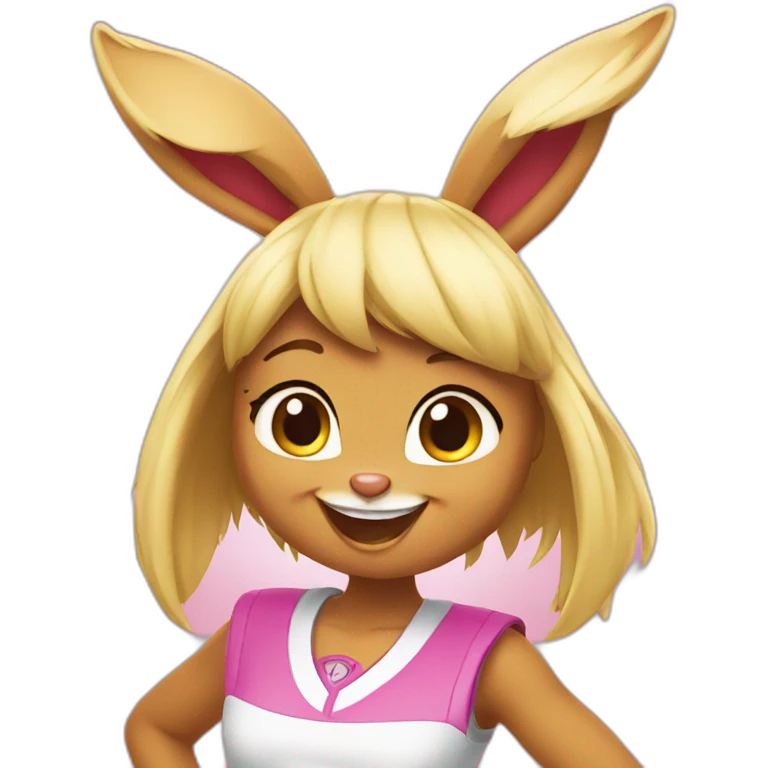 Lola bunny smiling  emoji