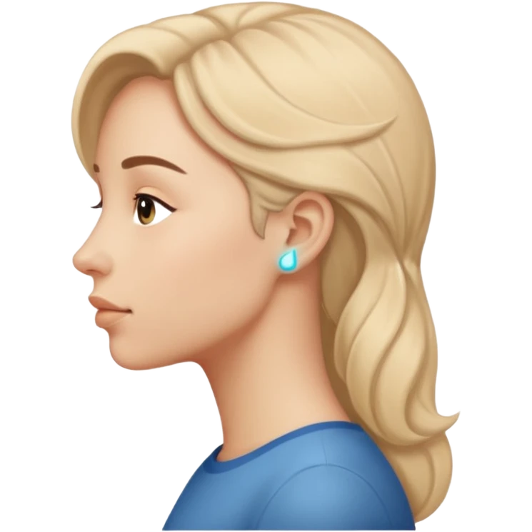 pretty nose Side profile nose breathing emoji