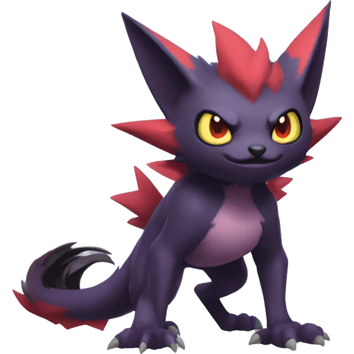 Noibat-Litten-Zoroark full body emoji