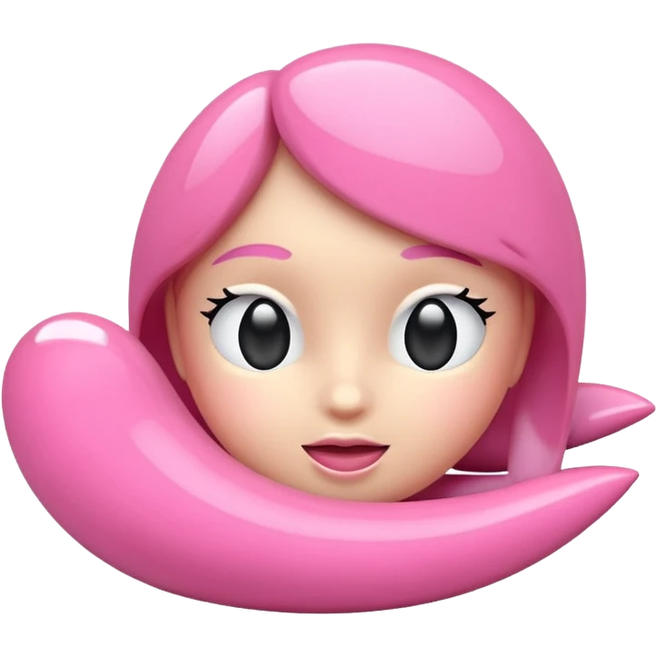 Shoppe rosa 3D emoji