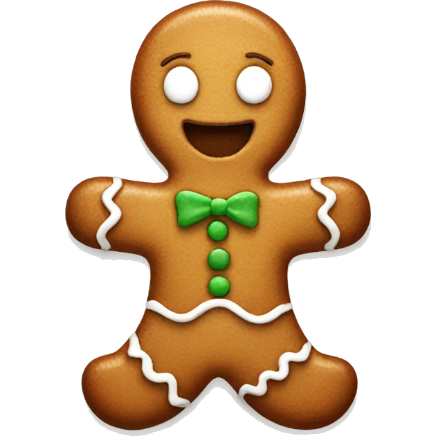 Gingerbread man  emoji