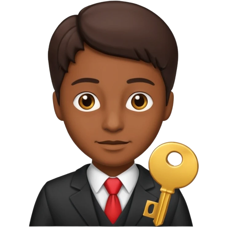 Law with a key brown emoji