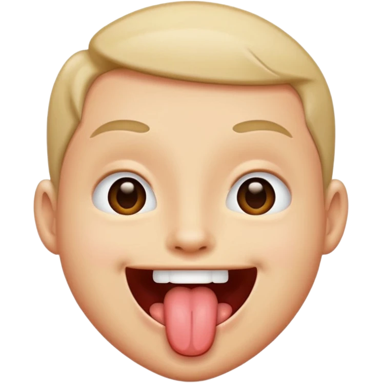 tongue out while smiling  emoji