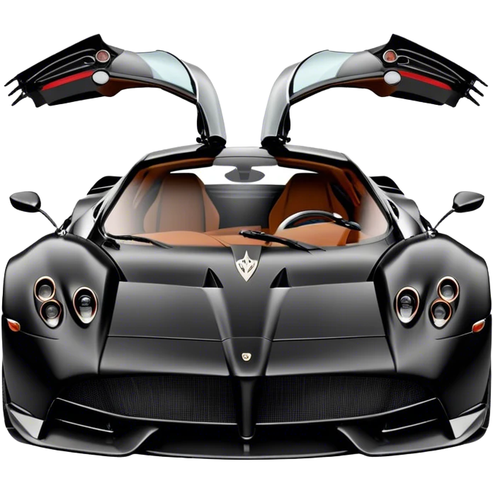 Pagani Huayra - Pagani (Model Year: 2022) (Iconic colour: Black) emoji