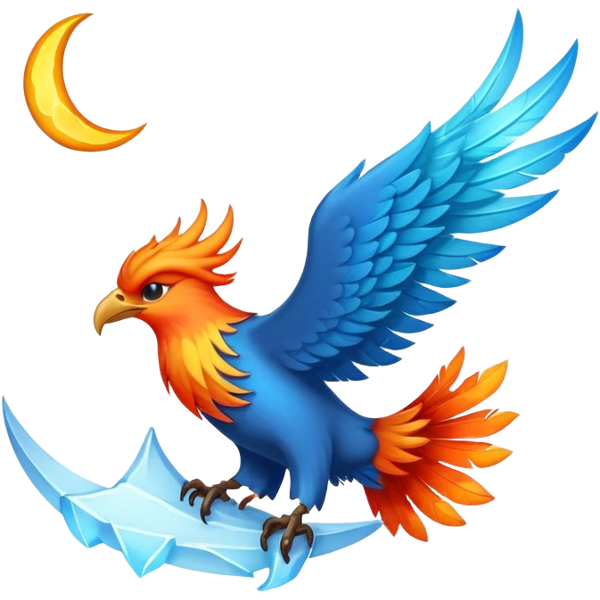 🐦‍🔥🌙📜🧊 emoji
