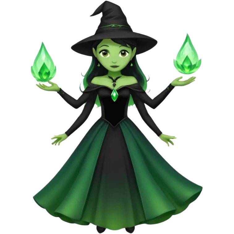 elphaba holding space emoji