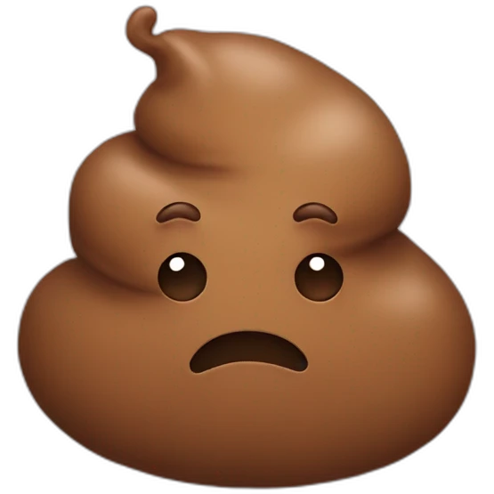 pooping poop emoji