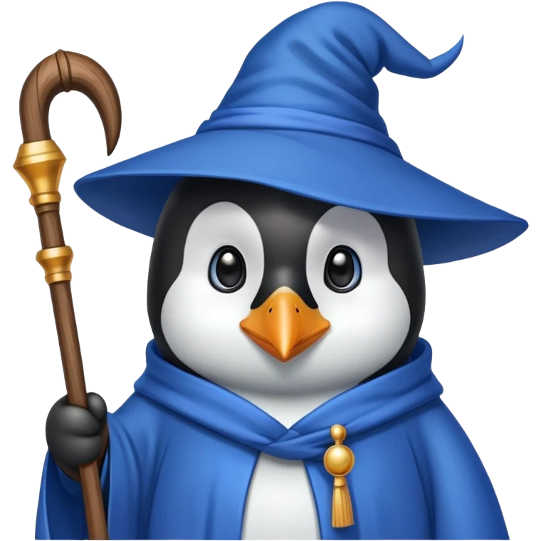 Penguin Wizard emoji
