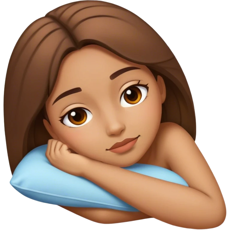 girl resting emoji