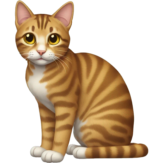 Tabby Cat Full Body emoji