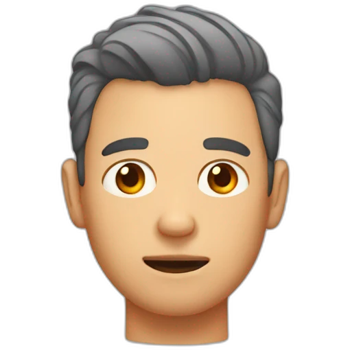 Man with fever emoji
