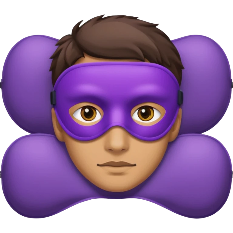 man with purple eye mask emoji
