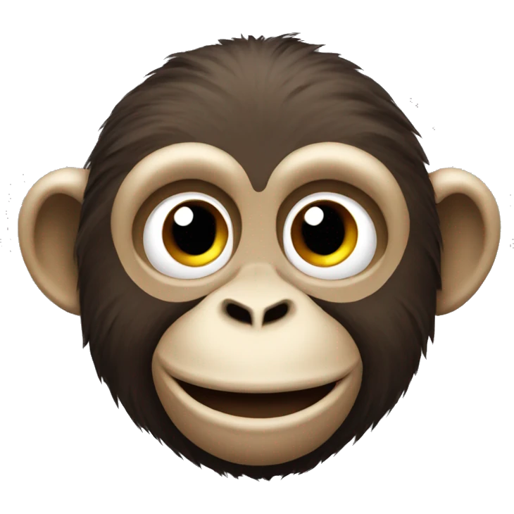 A monkey that says hello emoji