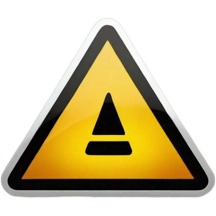 alert road sign emoji