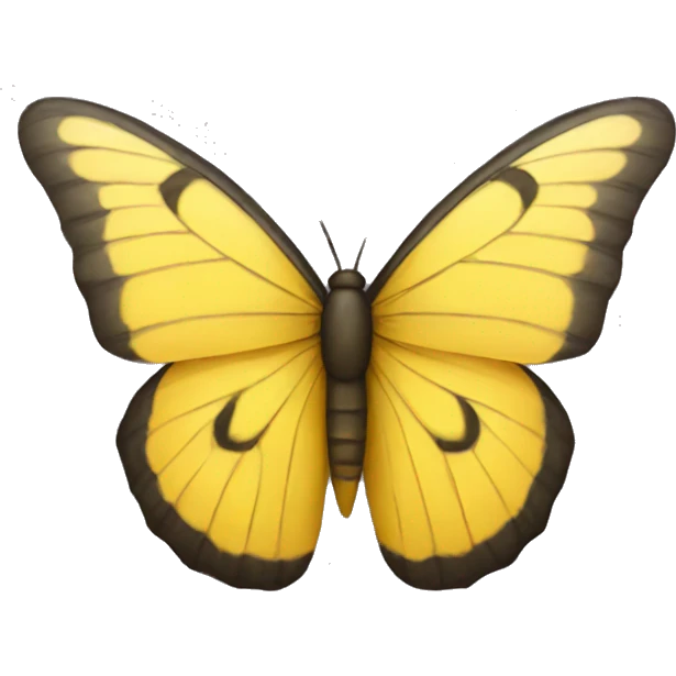 Yellow butterfly  emoji
