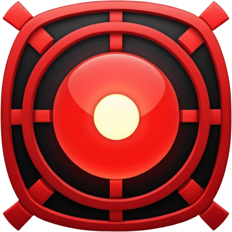 Symbol of void in red emoji