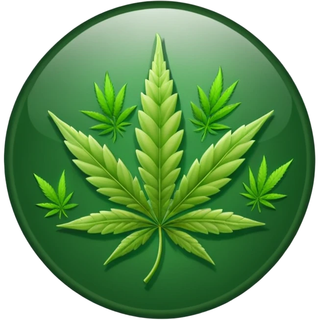 Weed stickers emoji