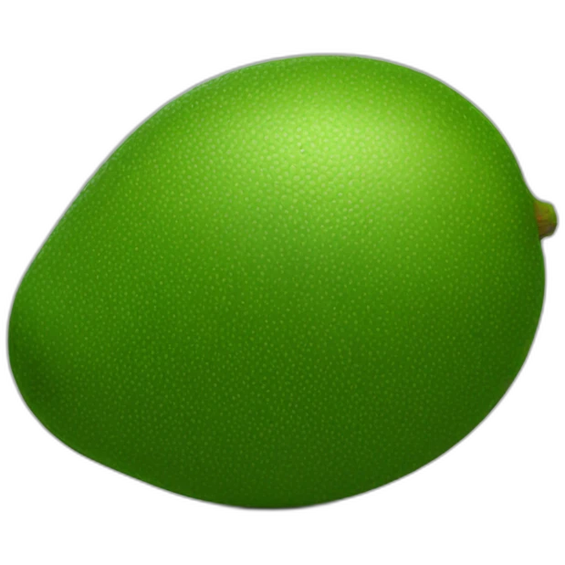 Un aguacate partido en mitad emoji