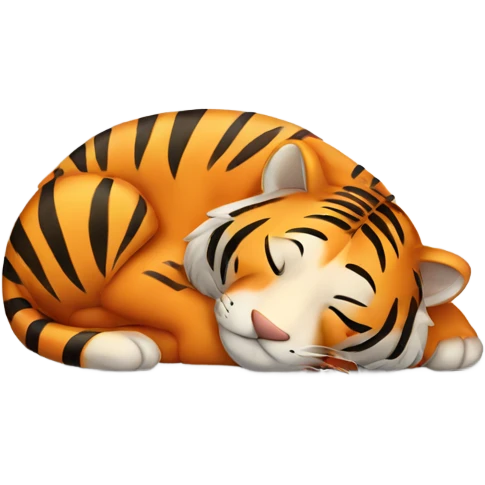 Sleeping Tiger emoji