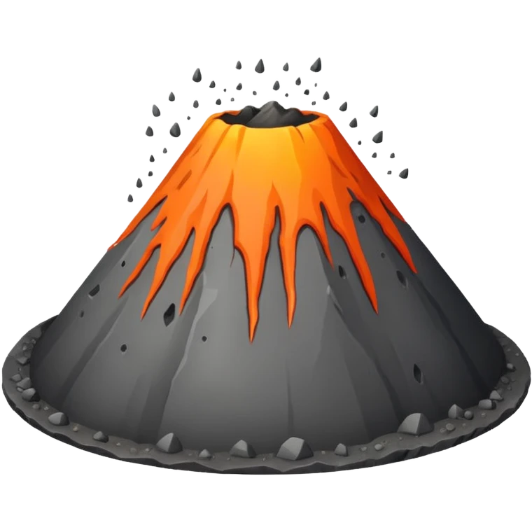 neutral Volcano emoji