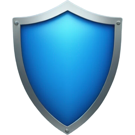 Blue shield emoji