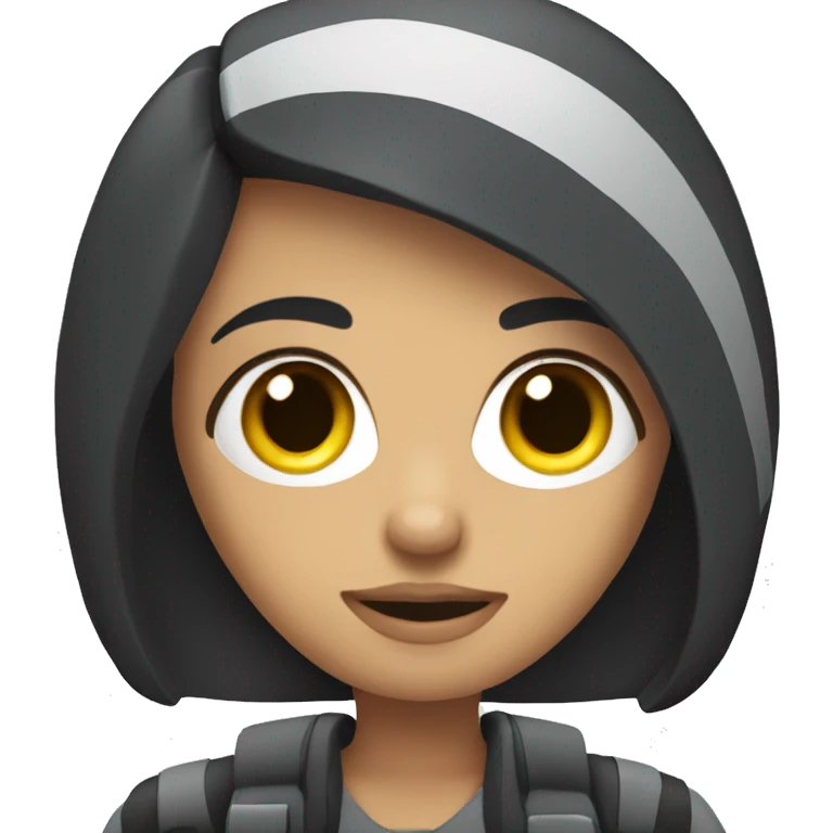 girl with dark hair driving a Cam-am Spyd emoji