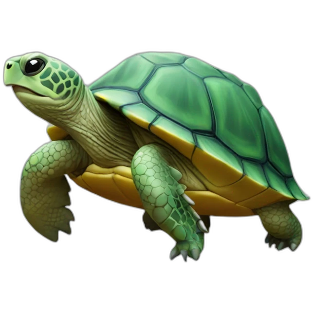Tortue sur otari emoji