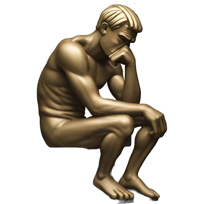 the thinker emoji