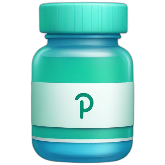 pharmacy with name Gi blue and aqua green emoji