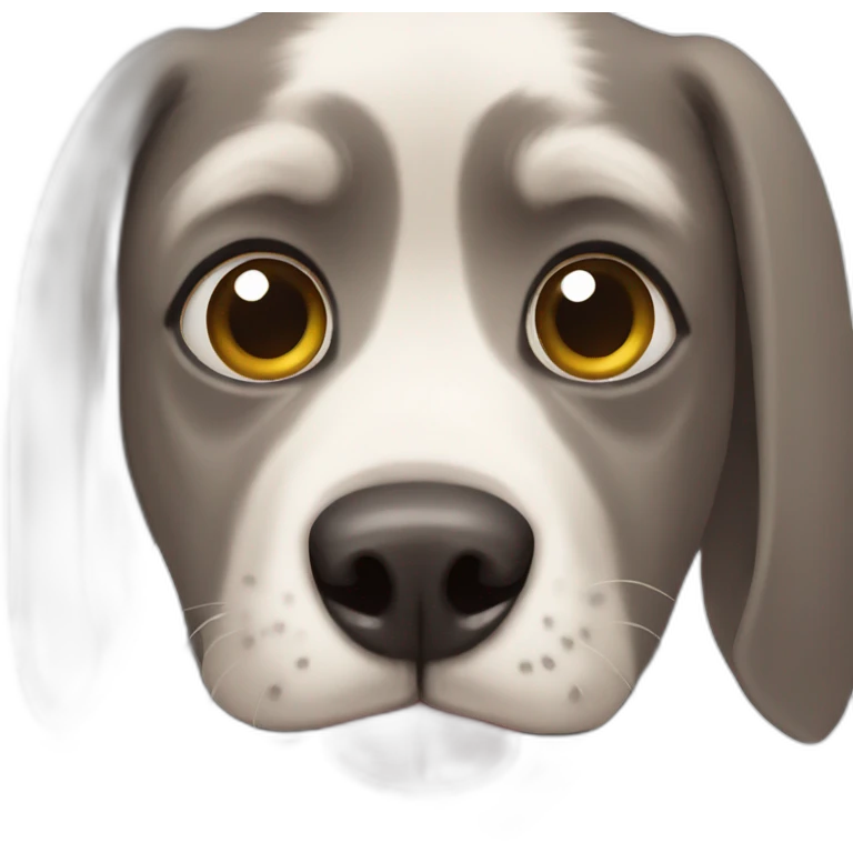 ugly dog emoji