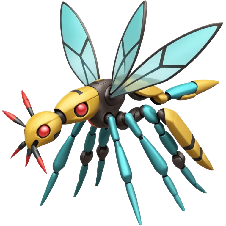 Vikavolt-Beedrill-Genesect-Deoxys-Pokémon, full body emoji