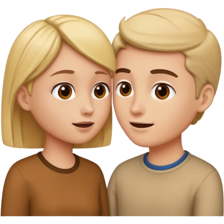 two people talking to each other, facing each other emoji