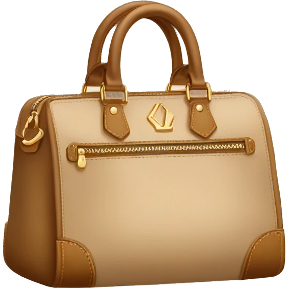 Beige Luis Vuitton Handbag emoji