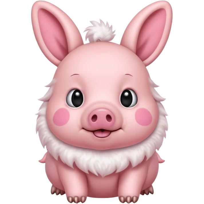 Can you do a mix of a bunny and a pig emoji