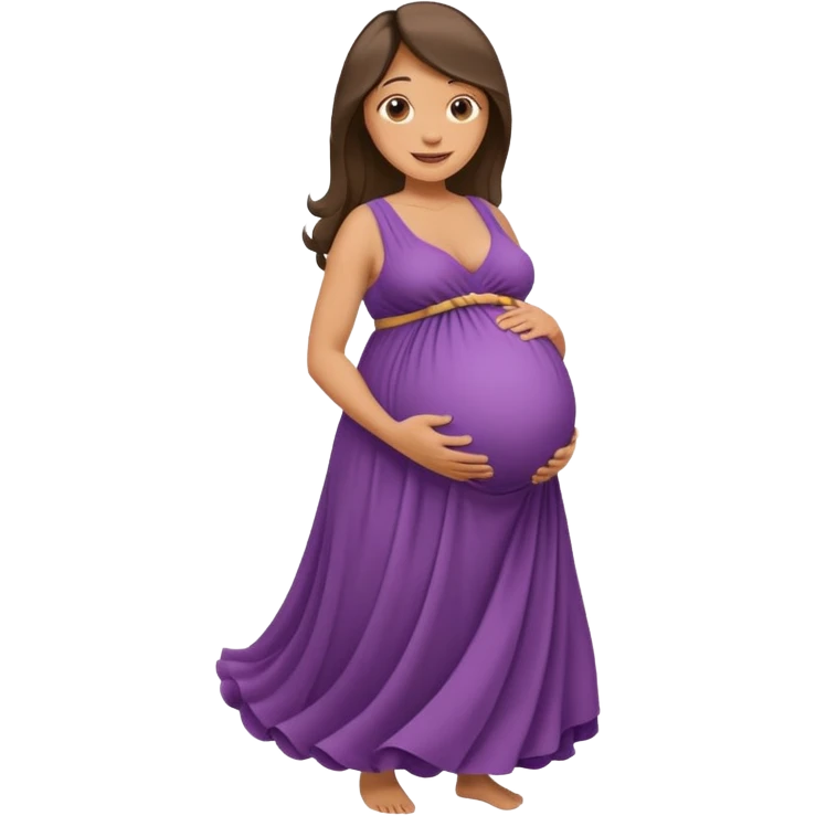 heavily pregnant woman with very very large overdue  quadruplets belly emoji