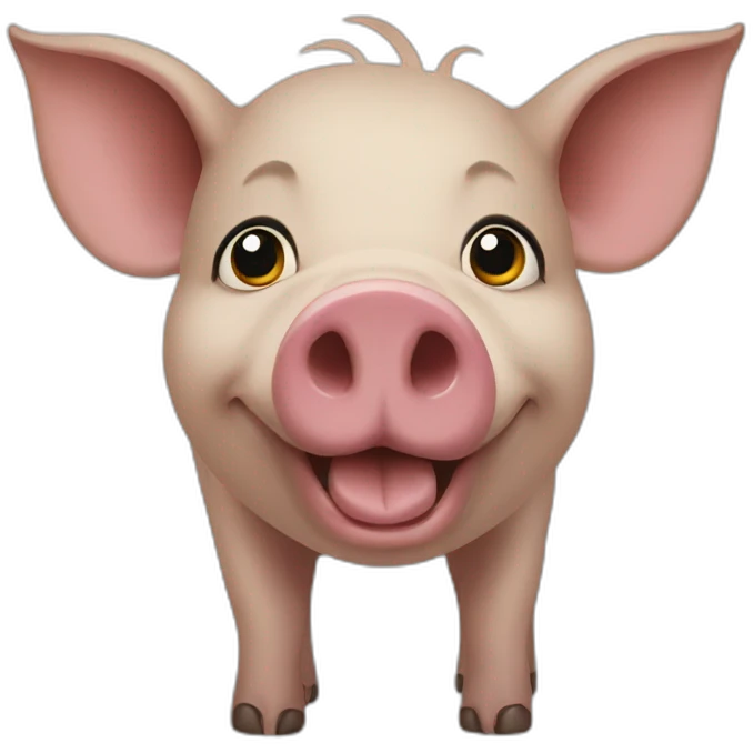 Balinese pig emoji