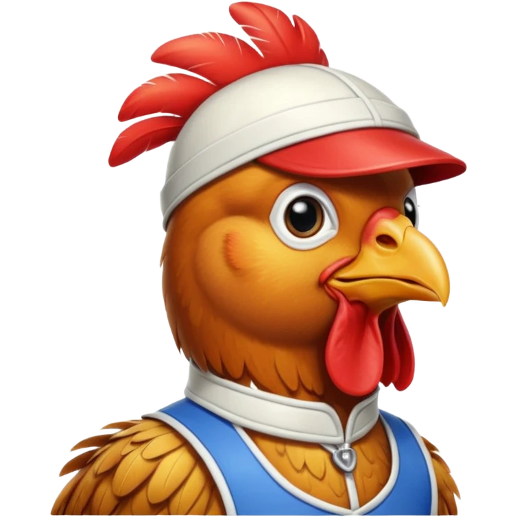 Chicken jockey emoji